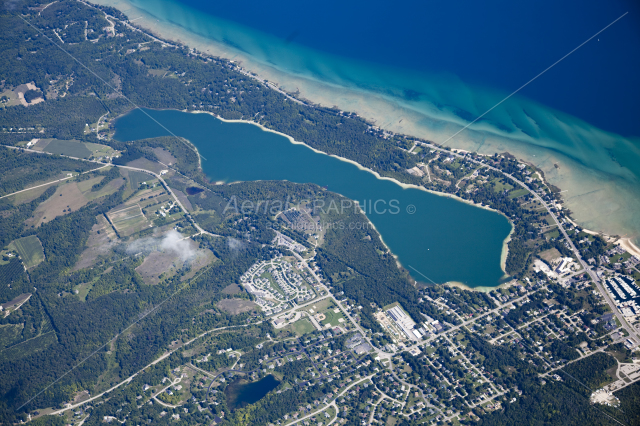 Cedar Lake in Leelanau County, Michigan